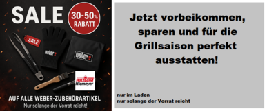 Weber Zubehörartikel mit Sale 